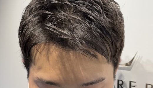 直毛メンズのコテパーマ実例2選｜ツンツン髪・サイドの膨らみ