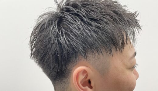絶壁をカバーするメンズ髪型｜後頭部を丸く見せるカット実例
